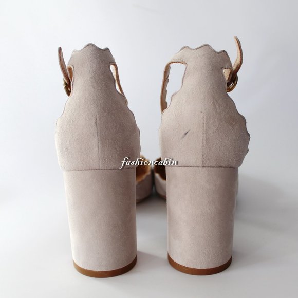 New CHLOE Scalloped Ankle Strap Pump - Picture 11 of 12